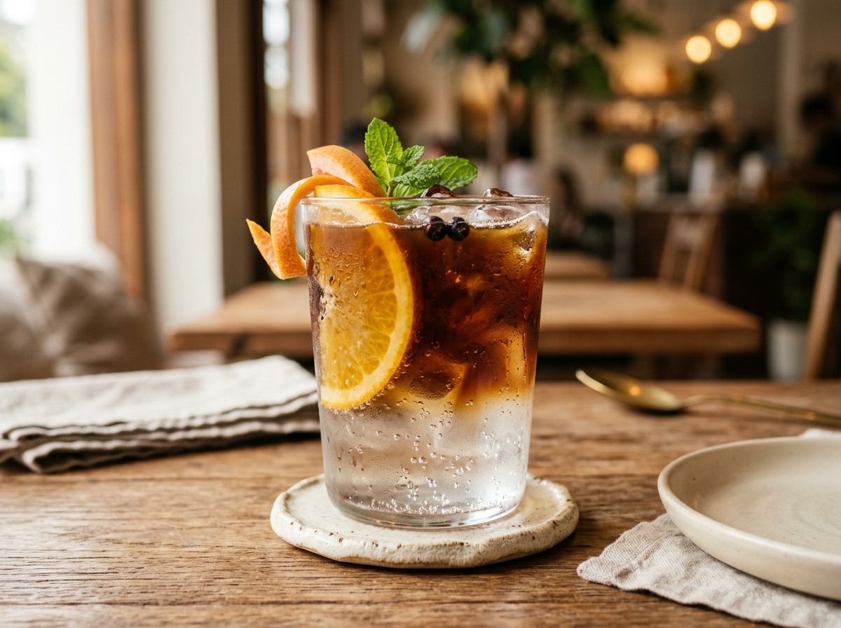 Cold brew tonic